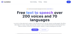 اكتشف أداة Luvvoice: مميزات مذهلة لتحويل النص إلى صوت بالذكاء الاصطناعي