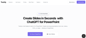 AI twistly PowerPoint