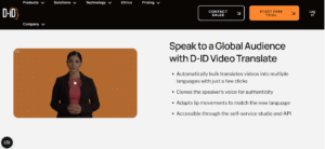 D-ID Video Translate