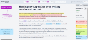 Hemingway App