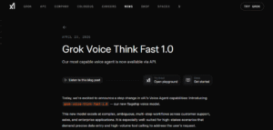 Grok Voice – Think Fast