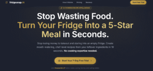 FridgeSnap AI